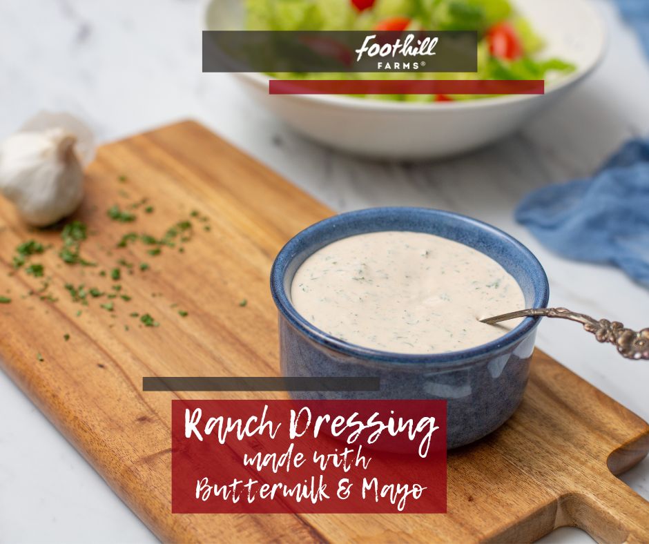 Ranch Dressing Made With Buttermilk & Mayo